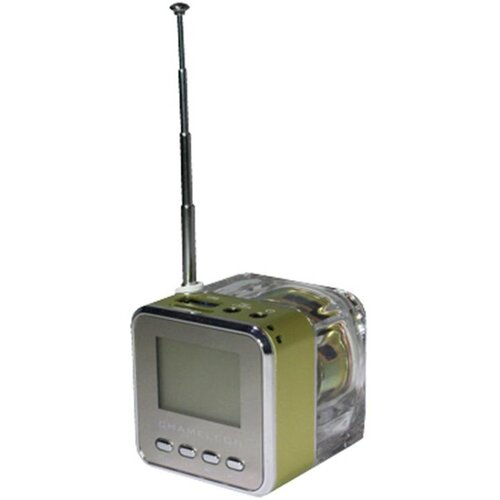 Chameleon Multifunkcijski zvočnik z radio uro TT-028, MP3, zelena Cene
