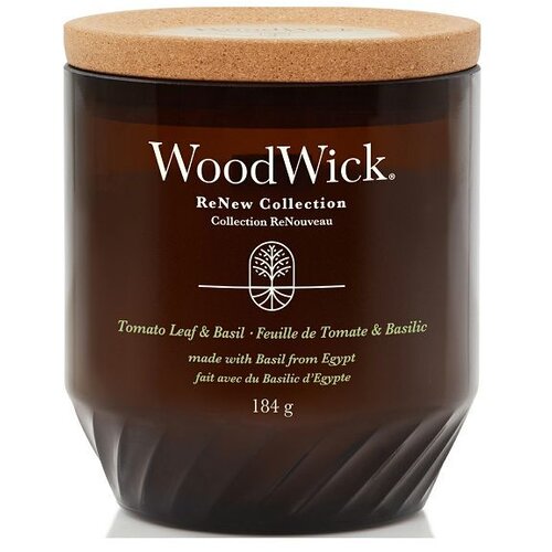 WoodWick Tomato Leaf &amp;amp; Basil di&amp;scaron;eča sveča 368 g Slike