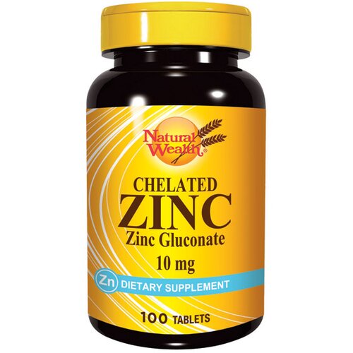 Natural Wealth helirani cink 10 mg 100 tableta Cene