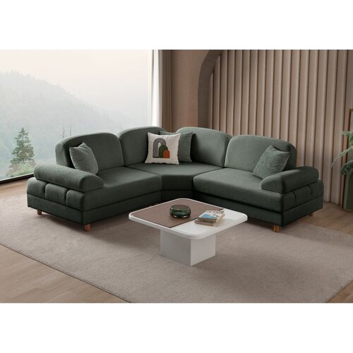 Atelier Del Sofa Aries Modular S ugaona garnitura na razvlačenje 230 × 230 cm, zelena Cene