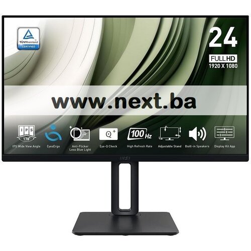  Monitor 24 MSI PRO MP245PG 100HZ FHD IPS Cijene