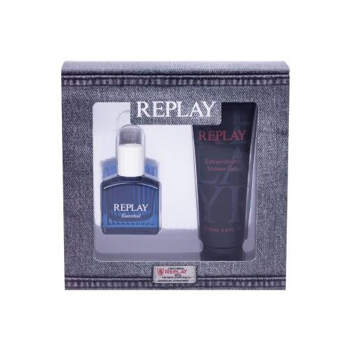 Replay Essential For Him set: EDT 30 ml + gel za prhanje 100 ml za mo&amp;scaron;ke Slike