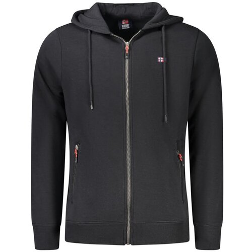  Muška crna zip-up majica NORWAY 1963 Cene