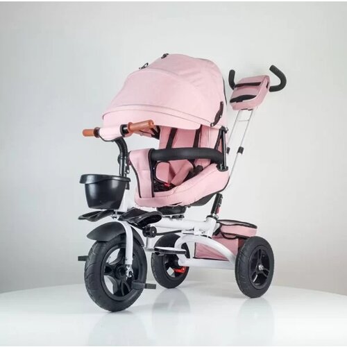Playtime Tricikl Lux 420 s rotirajućim sedištem roze sa EVA gumama Cene