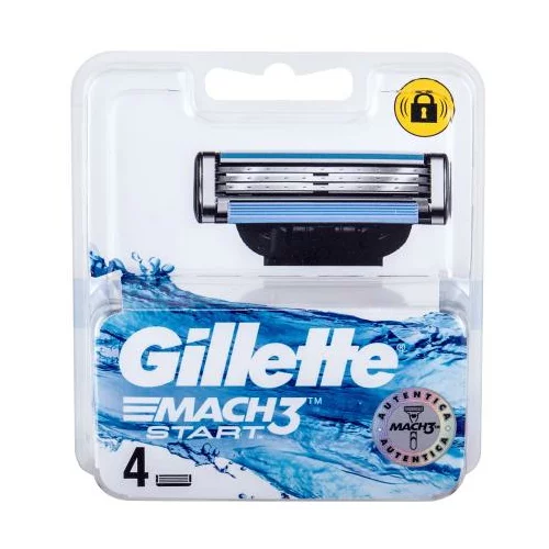 Gillette Mach3 Start Set nadomestne britvice 4 kos za moške POKR