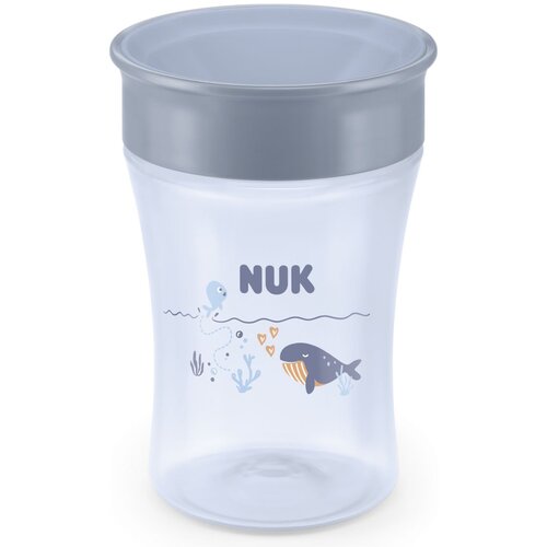 Nuk lonček First Choice Magic Cup 360&deg; 230 ml, 8m+ sort Cene