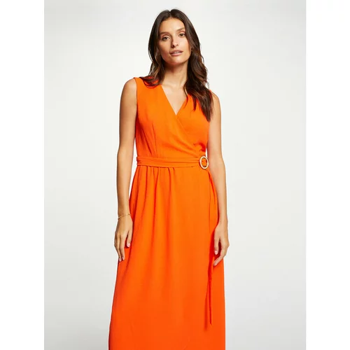 Morgan Poletna obleka 241-ROAN Oranžna Regular Fit