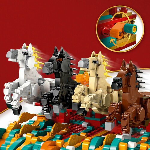 Lego LEGO&amp;reg; Chinese festivals - Platno s konji v galopu (80119) Slike