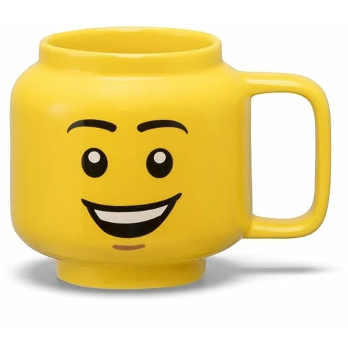 Lego Rumena keramična otroška skodelica 255 ml Head - LEGO®