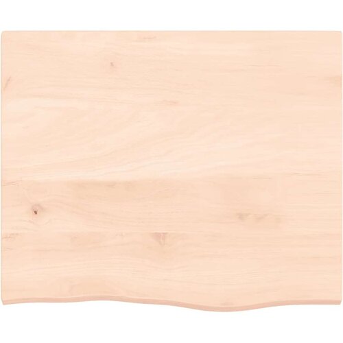 vidaXL Zidna polica 60 x 50 x 2 cm od neobrađene masivne hrastovine Cijene