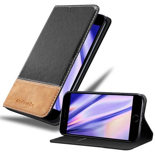Cadorabo Ohišje, združljiv z Apple v črno rjavi barvi - zaščitni pokrov z magnetnim zapiranjem, stoječo funkcijo in režo za kartico, (20590371) Cene