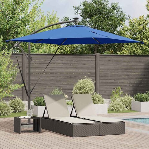  Suncobran Azurnoplava 249 x 249 x 250 cm Poliester i aluminij Cene