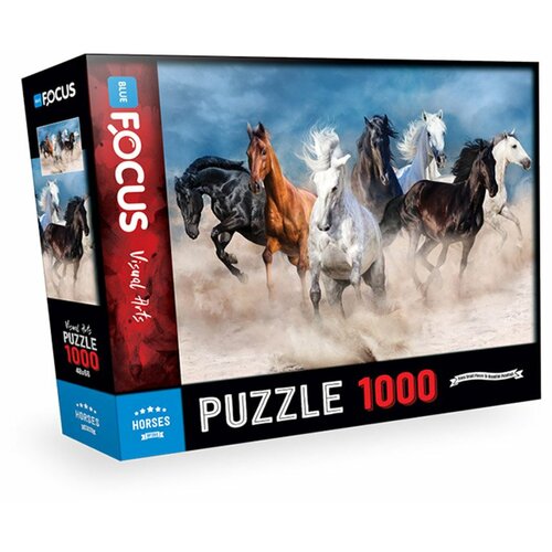Blue Focus Puzzle 1000 delova Konji Cene