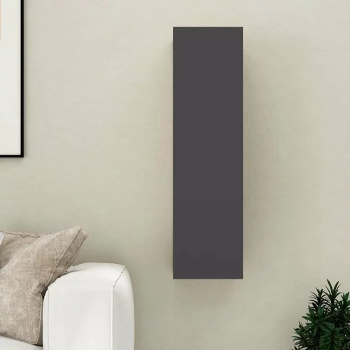 TV ormarić sivi 30 5 x 30 x 110 cm od konstruiranog drva