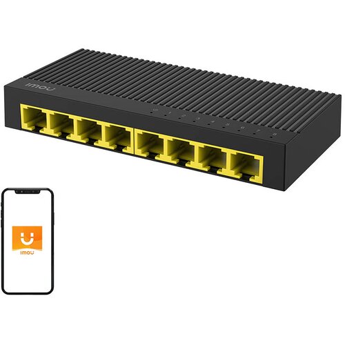 Imou 8-PORTNO LAN STIKALO SG108C ZA RAČUNALNI&Scaron;KA OMREŽJA Z GIGABITOM, (5000261467) Cene