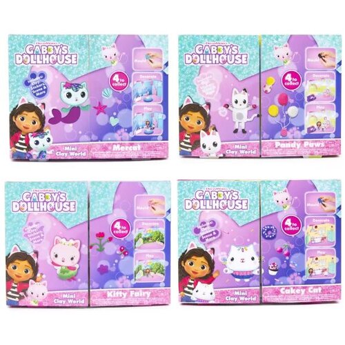 Gabby's Dollhouse gabbyina hišica za punčke: set plastelina - različne Cene