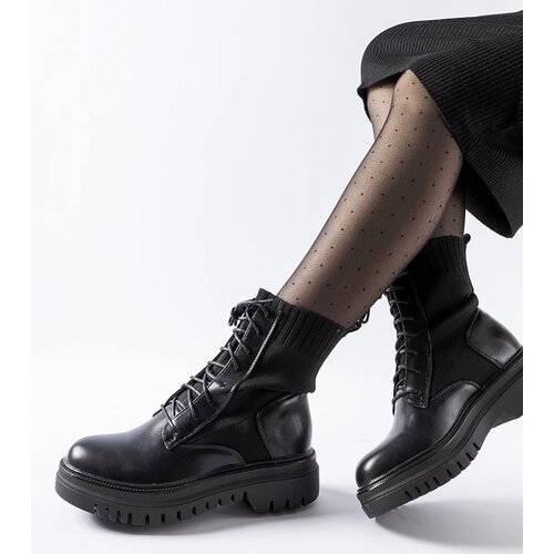 Gemre Black sock chunky boots Perticara Cene