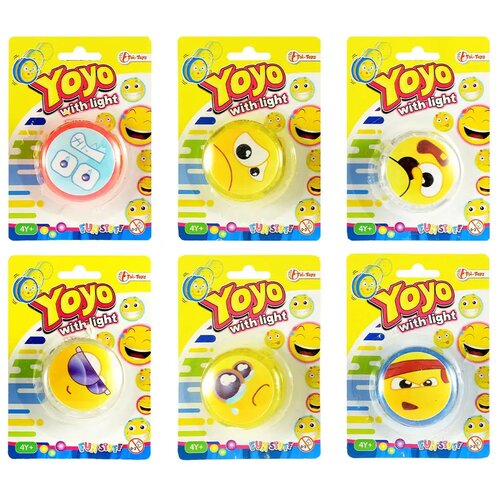 Magic Toys Svetleči Emojis Yoyo v različnih različicah 1 kos Slike