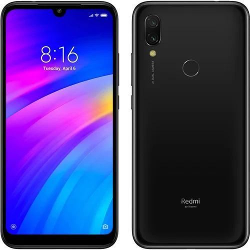  Obnovljeno - znaki rabe - Xiaomi Redmi 7 crn 4G 16 GB 2 GB ram dual sim - svetli znaki uporabe obnovljeno, (21628845)