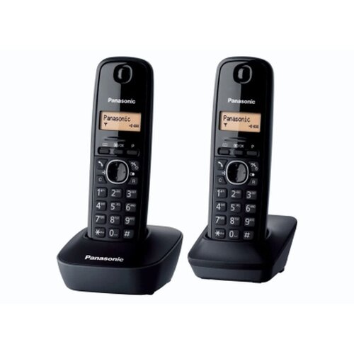  Telefon PANASONIC bežični KX-TG1612FXH/HGH tamno sivi, 2 slu&scaron;alice Cijene