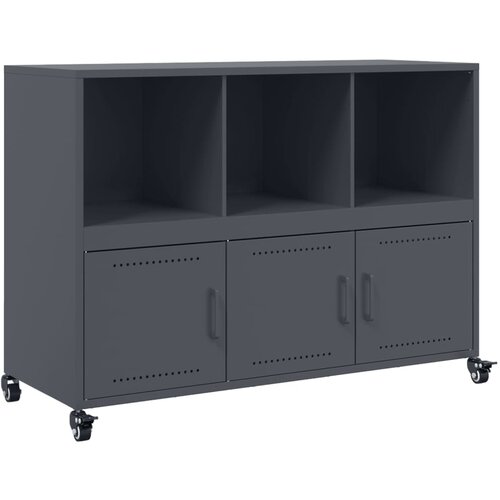 Maison Chic Komoda - Predalnik antracitna 100,5x39x72 cm jeklo, (21715663) Cene
