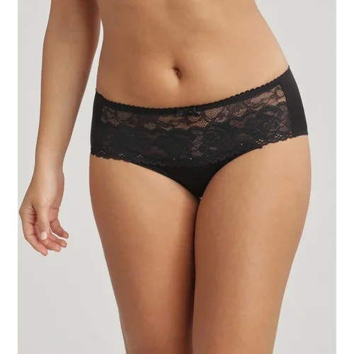 Playtex FLOWER ELEGANCE MIDI BRIEF - Women's lace panties - black