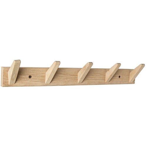 YES EVERYDAY Zidna vje&scaron;alica od punog hrasta u svijetloj prirodnoj boji 57 cm Daiki &ndash; Cijene