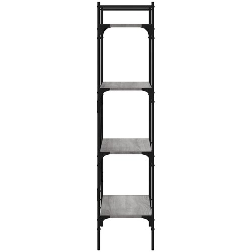  Regal za knjige 4 razine boja hrasta 56x31,5x138,5 cm drveni Slike