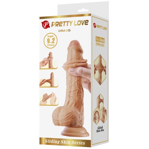 Pretty Love 2025 Dildo Pretty Love Draco Flesh 23,3 Cm Slike