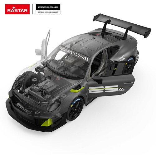  Licencirani auto na daljinsko upravljanje 1:18 Porsche 911 GT2 RS Clubsport RASTAR - sivi Slike