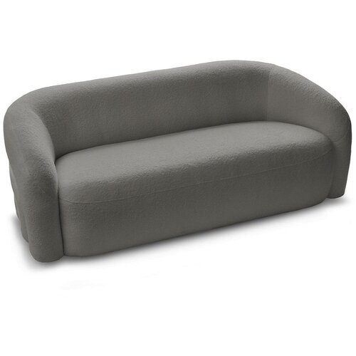 Bobochic Paris Siva sofa od boucl&amp;eacute; tkanine 193 cm Elina &amp;ndash; Slike