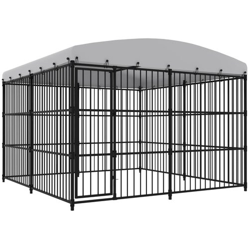 vidaXL zunanji pasji boks s streho 300x300x210 cm Cene