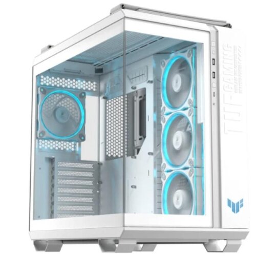 Asus Kuci&amp;scaron;te TUF GAMING GT502 HORIZON TG Mid Tower/ATX/Micro-ATX/Mini-ITX/kaljeno staklo/ARGB/bela Slike
