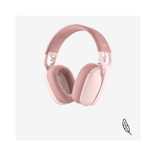 Logitech Zone Vibe 100 (981-001224) roze bluetooth slu&amp;scaron;alice Slike