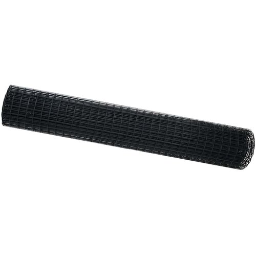 Euro ograda 1,6 x 10 m Željezo prekriveno PVC-om Siva Slike