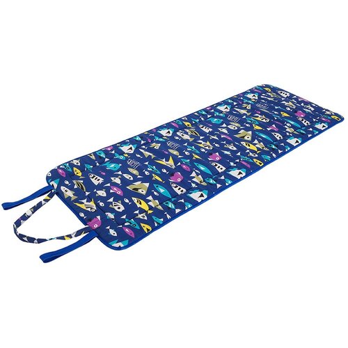 B.E.S. Plavi vrtni jastuk za sjedenje za ležaljku 52x148 cm Fishes – Cijene