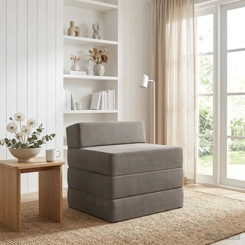 SOFA na razvlačenje Svjetlosiva 200 x 70 x 10 cm Cijene