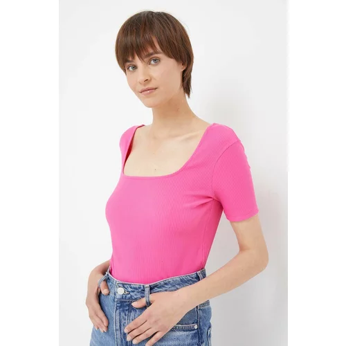 United Colors Of Benetton Kratka majica ženski, roza barva