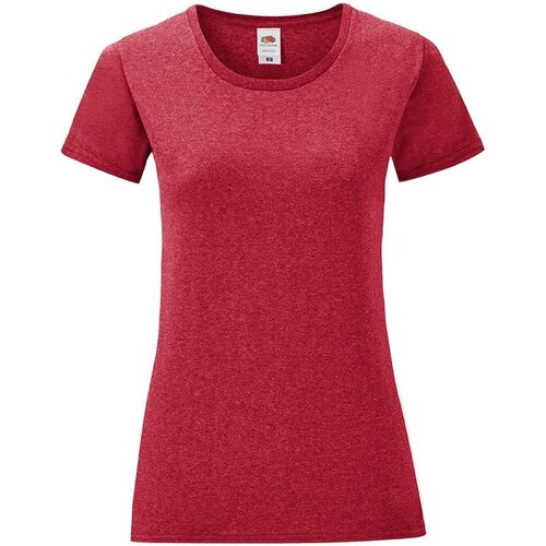 Fruit Of The Loom Iconic red Women's T-shirt Cene