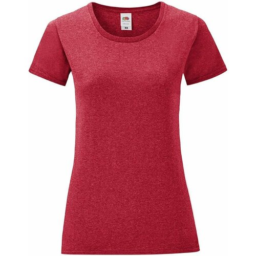 Fruit Of The Loom Iconic red Women's T-shirt Slike