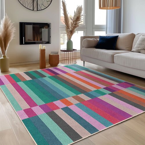 Mila Home Turkizna pralna preproga 120x180 cm Acid Rain &amp;ndash; Slike