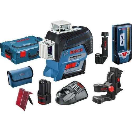 Bosch Linijski laser+BM 1 nosač sa 1x2.0Ah 12V akumulatorom i punjačem BT 80m GLL 3-80 C+BM 1+LR 7 Cene