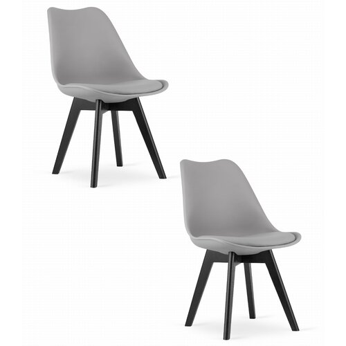 Brandless Stol MARK - siv / črne noge x 2, (22030880) Cene