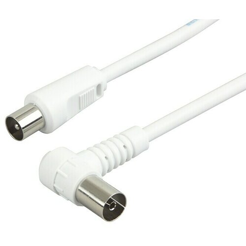 SCHWAIGER Priključni kabel za anteno (3 m, Bela, 75 dB, IEC-vtič na IEC-vtičnico) Cene