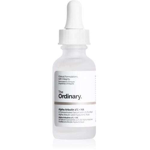 The Ordinary Alpha Arbutin 2% + HA posvjetljujući serum za lice s hijaluronskom kiselinom 60 ml Slike