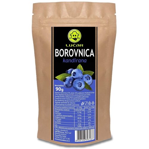 Lucar Borovnica LUČAR kandirana 90g Cene