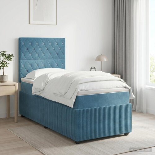  Boxspring krevet s madracem Plava 90 x 200 cm Bar&scaron;un Cijene