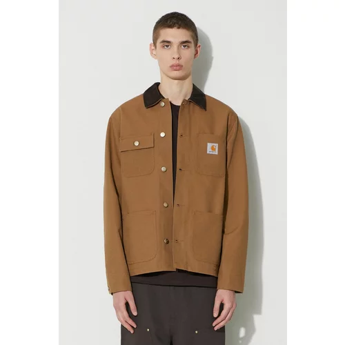 Carhartt WIP Traper jakna Michigan Coat za muškarce, boja: smeđa, za prijelazno razdoblje, I031519.00S01