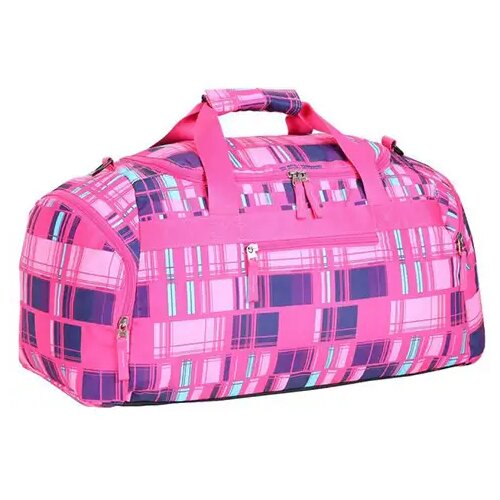 Spirit ružičasta karirana sportska torba 55x31x41cm Slike