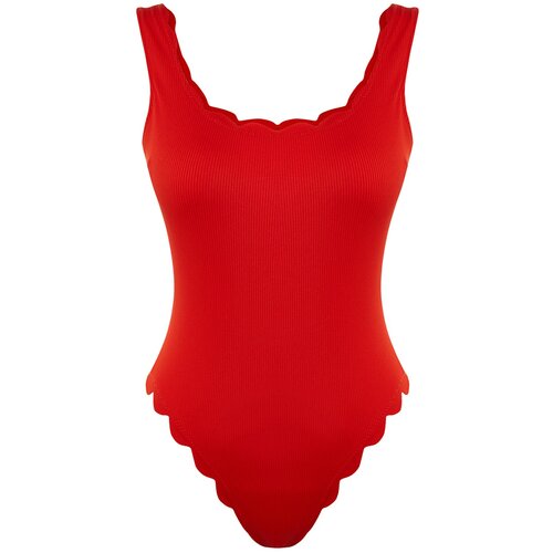 Trendyol Swimsuit - Red - Plain Cene